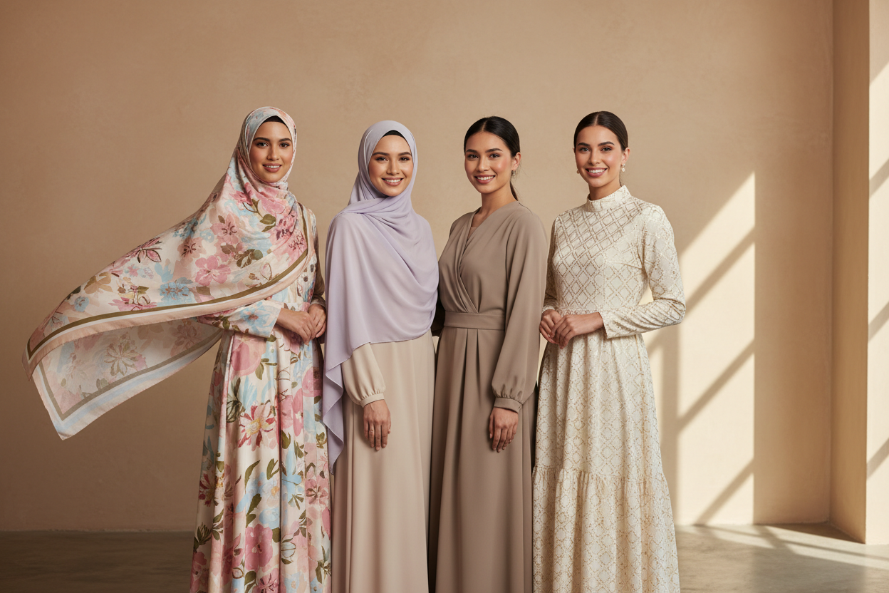 Collection complète Afinah Closet - Hijabs et Abayas